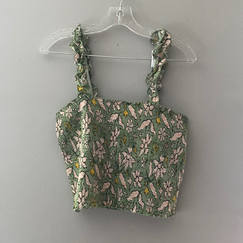Aerie floral tank top